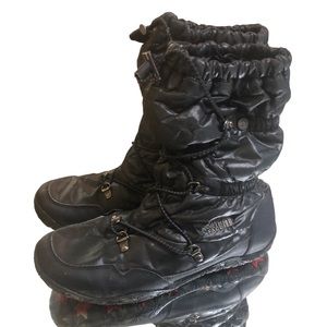 The North Face Brown Ice Queen Puffer Pull On Winter Boots Women's Size 8
